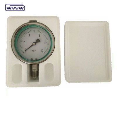 Verticale verbinding Silicone roestvrij staal Glycerine gevulde drukmeter Fabrikanten