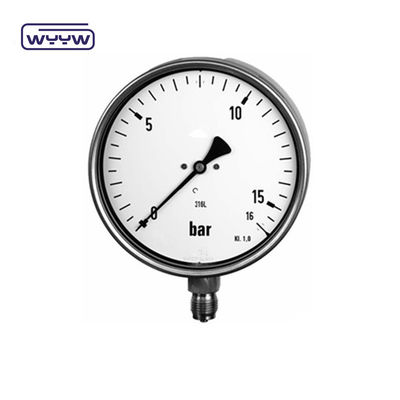Vervaardiging van SS304 met olie gevulde drukmeters