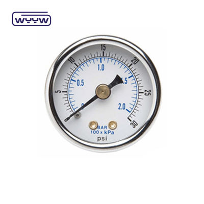 SS304 Centrum-achterste drukmeter, dubbele balkdrukmeter