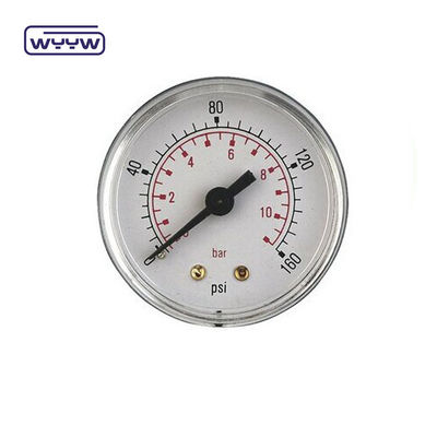 SS304 Centrum-achterste drukmeter, dubbele balkdrukmeter
