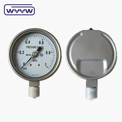 2.5&quot; SS304 olie gevulde hogedrukmeter Psi 2,5% 1,6% nauwkeurigheid