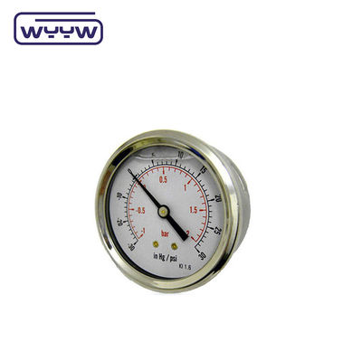 Silicone / glycerine vloeistof gevulde drukmeter 0-600 bar Aseismisch