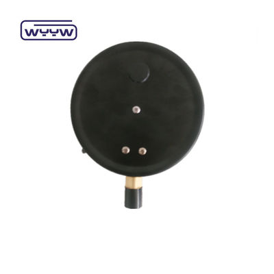Zwart staal Precision Test Pressure Gauge 150mm Bottom Connection High Accuracy