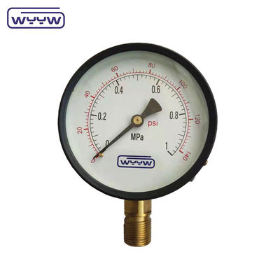 Waterbadfilters 60 mm 100 mm 10 bar drukmanometer