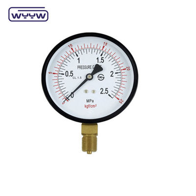 Waterbadfilters 60 mm 100 mm 10 bar drukmanometer