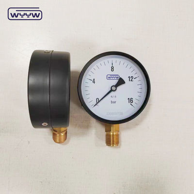 Waterbadfilters 60 mm 100 mm 10 bar drukmanometer