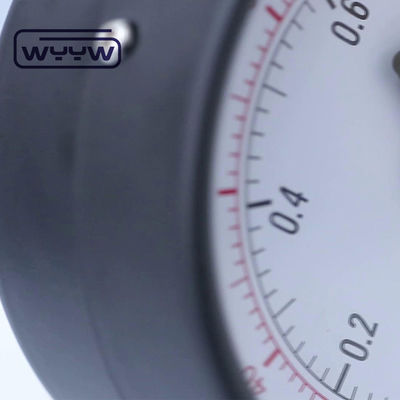 Economische drukmeter Bourdon buis 16 bar Psi gas water manometer
