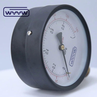 Economische drukmeter Bourdon buis 16 bar Psi gas water manometer