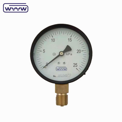 Kapseldrukmeter 100 Mbar Bellows Manometer 100 mm G1/2&quot;