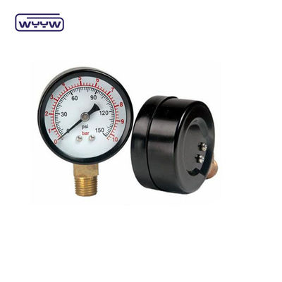 Droogdrukmeter Verticaal 2,5" Luchtdrukmeter Balk Psi Dubbele schaal