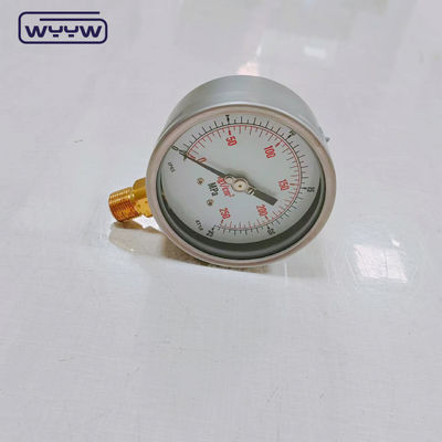 Bezel-hoes van roestvrij staal Manometer gasdruk 0-25MPa 0-250kgf/Cm2