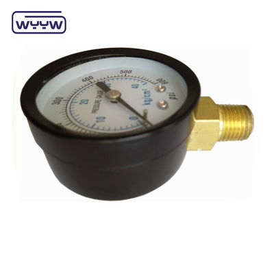 Onderste drukmeter met NPT BSP-aansluiting voor lucht en water