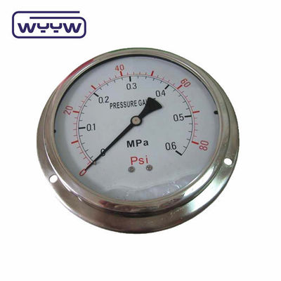 Precision Brass Bourdon Tube Gas Pressure Manometer Gauge Gepersonaliseerd bereikmetingsinstrument