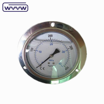 Precision Brass Bourdon Tube Gas Pressure Manometer Gauge Gepersonaliseerd bereikmetingsinstrument