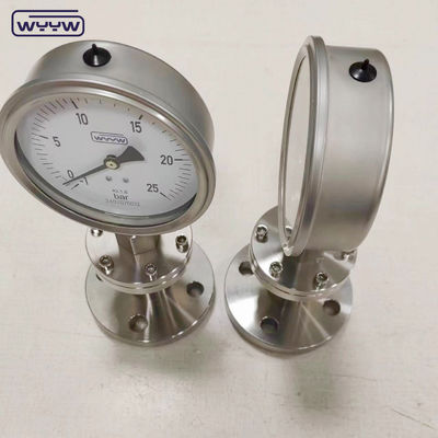 1/2 draadgrootte Bourdon buis drukmeter met 1/4 inch NPT-verbindingsgrootte voor nauwkeurige drukmeting