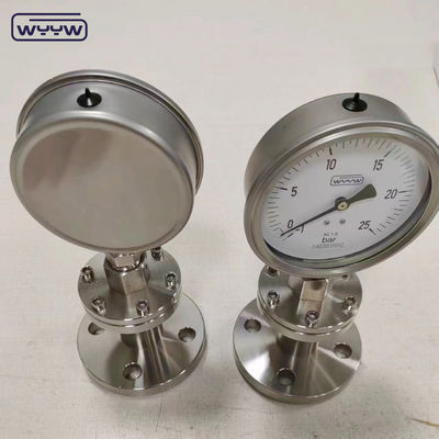 1/2 draadgrootte Bourdon buis drukmeter met 1/4 inch NPT-verbindingsgrootte voor nauwkeurige drukmeting