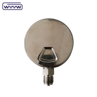 Professionele drukmetingsinstrument met vloeistofvul 1/2'PT/NPT/G/M draad zwart geverfde aluminium wijzer