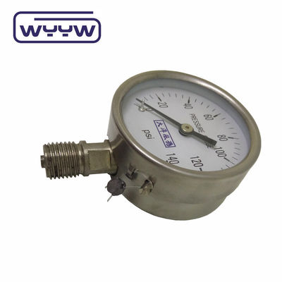 63 mm Diameter ± 2,5% nauwkeurigheid Klasse Alle roestvrij staal drukmeter accepteert OEM service