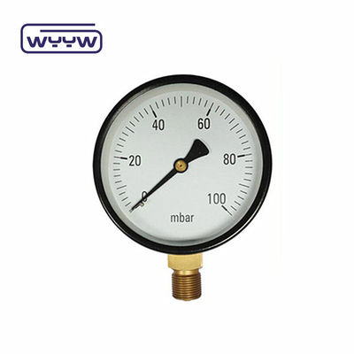 Hoogprecisie capsule MmH2O drukmeter voor 63mm 100mm 150mm 2,5% druknauwkeurigheid