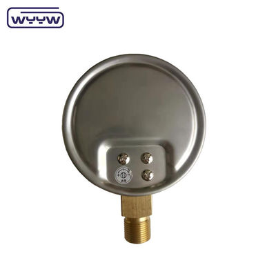 Aluminium zwarte pointer capsule drukmeter Messing of roestvrij staal materiaal 1/4 en 1/2 verbindingsgroottes