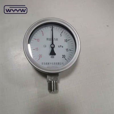 Hooggevoelige lage Kpa-drukmeter in 100 mm met G-verbinding