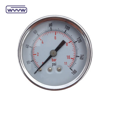 40 mm-250 mm industriële drukmeter voor nauwkeurige drukmetingen in industrieën