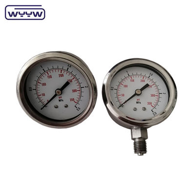 Precision Industrial Measurement Tool Vloeistof gevulde drukmeter Acryl venstermateriaal