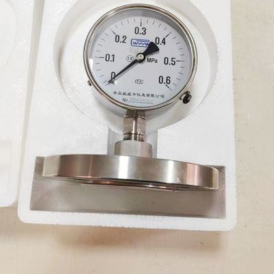 Onderaansluiting NPT-draad Standaarddiafragma-type drukmeter voor nauwkeurige drukcontrole en -bewaking