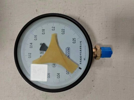 Onderste bevestiging Hoog nauwkeurigheid Precision Test Pressure Gauge Verstelbare aanwijzer Type Voor eisen