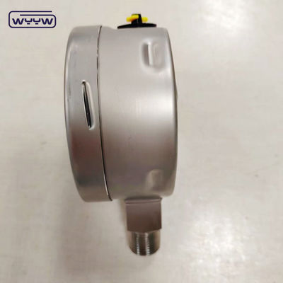 Bajonet Ss304 Hoesje ss316 draad Glycerine Gevulde veiligheidsglasdrukmeter met aanpassingswijzer