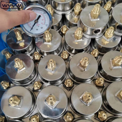 Roestvrijstalen vacuümmanometer met een wijzerplaat van 60 mm en montage aan de achterkant voor industriële toepassingen