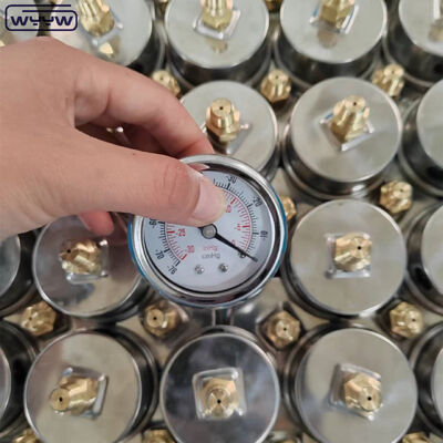 Roestvrijstalen vacuümdrukmeter met 2" wijzerplaat en aangepast drukbereik