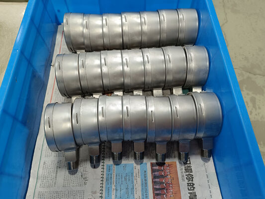 4 inch 316 roestvrijstalen drukmeter met bajonetten ring voor schokbestendige prestaties