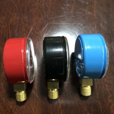 2-inch (50 mm) gasproefdrukmeter met een bereik van 0-25 MPa en een hoge nauwkeurigheidscertificering voor gassystemen