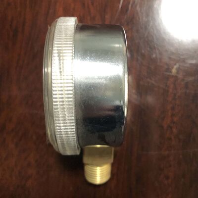 2-inch zuurstofdrukmeter met 0-4000 PSI-bereik Zuurstofveilig gecertificeerd voor toepassingen op aardgas en LPG