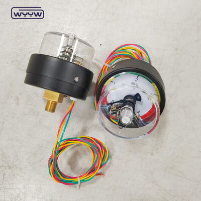 63mm Elektrische Contactmanometer met Achteraansluiting en 4MPa Bereik voor Industriële Toepassingen