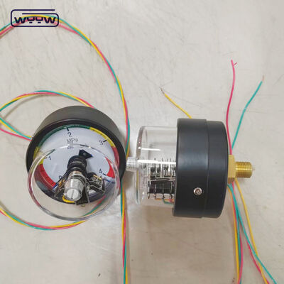 63mm Elektrische Contactmanometer met Achteraansluiting en 4MPa Bereik voor Industriële Toepassingen