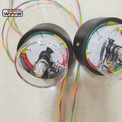 63mm Elektrische Contactmanometer met Achteraansluiting en 4MPa Bereik voor Industriële Toepassingen