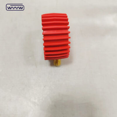 50mm Red Color Case Gas Pressure Gauge W0.6MPa Range Manometer With Rubber Cover