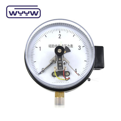 4 inch 100 mm 0-1,6 MPa elektrische contactmanometer | Elektrische oliedrukmeter, explosieveilige elektrische contactdrukmeter te koop